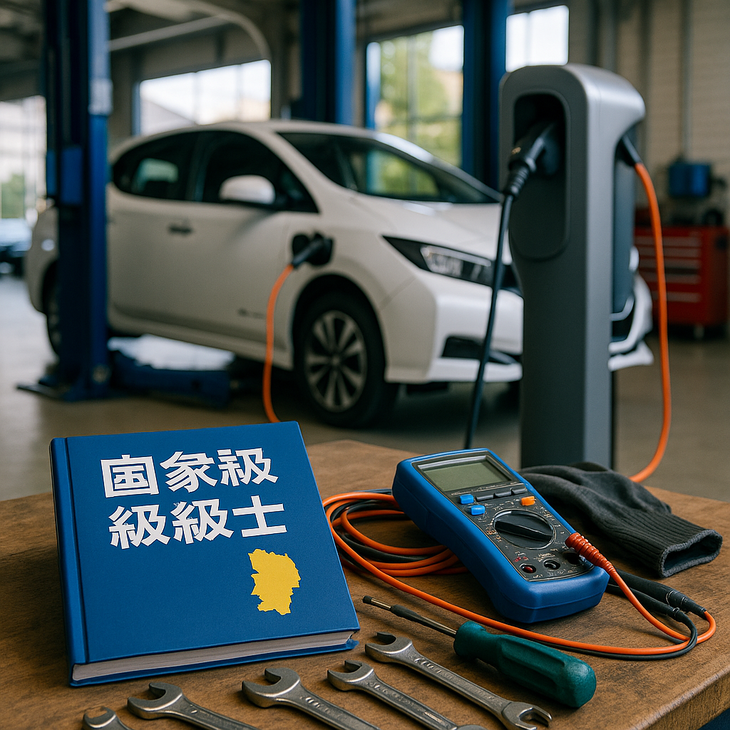 登米市 自動車整備士 求人|3年で国家資格へ、EV対応