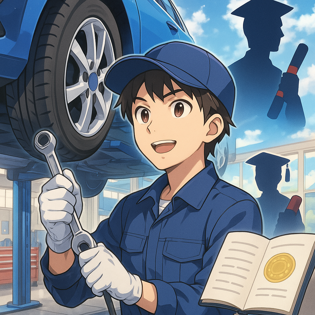 株式会社アクティブオートで3年、次世代整備力と国家資格へ