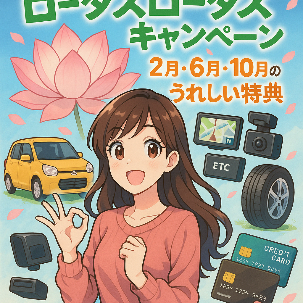 ロータスロータスキャンペーン 2月・6月・10月のうれしい特典
