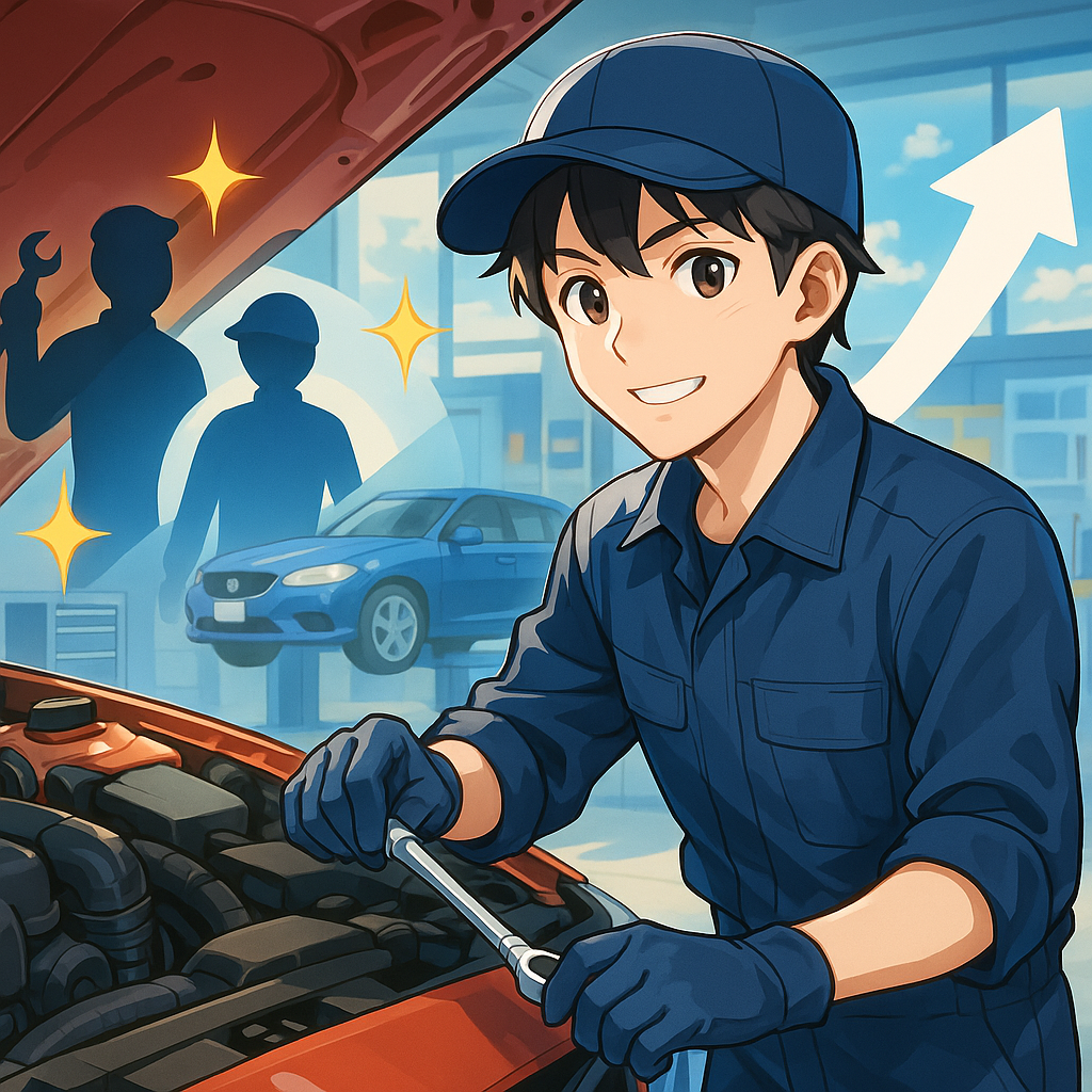 株式会社アクティブオートで最短3年、次世代整備士へ