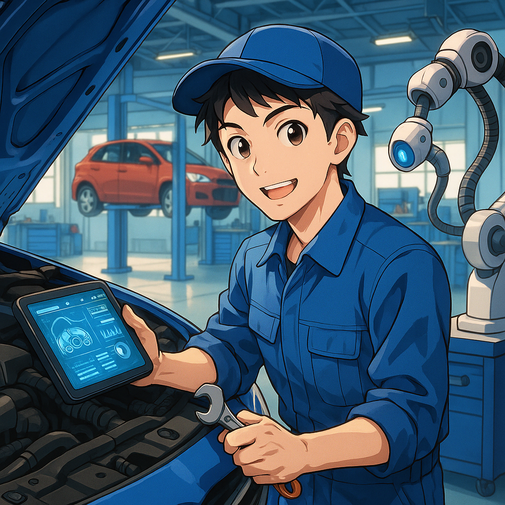 株式会社アクティブオートで3年、次世代整備の力を磨く