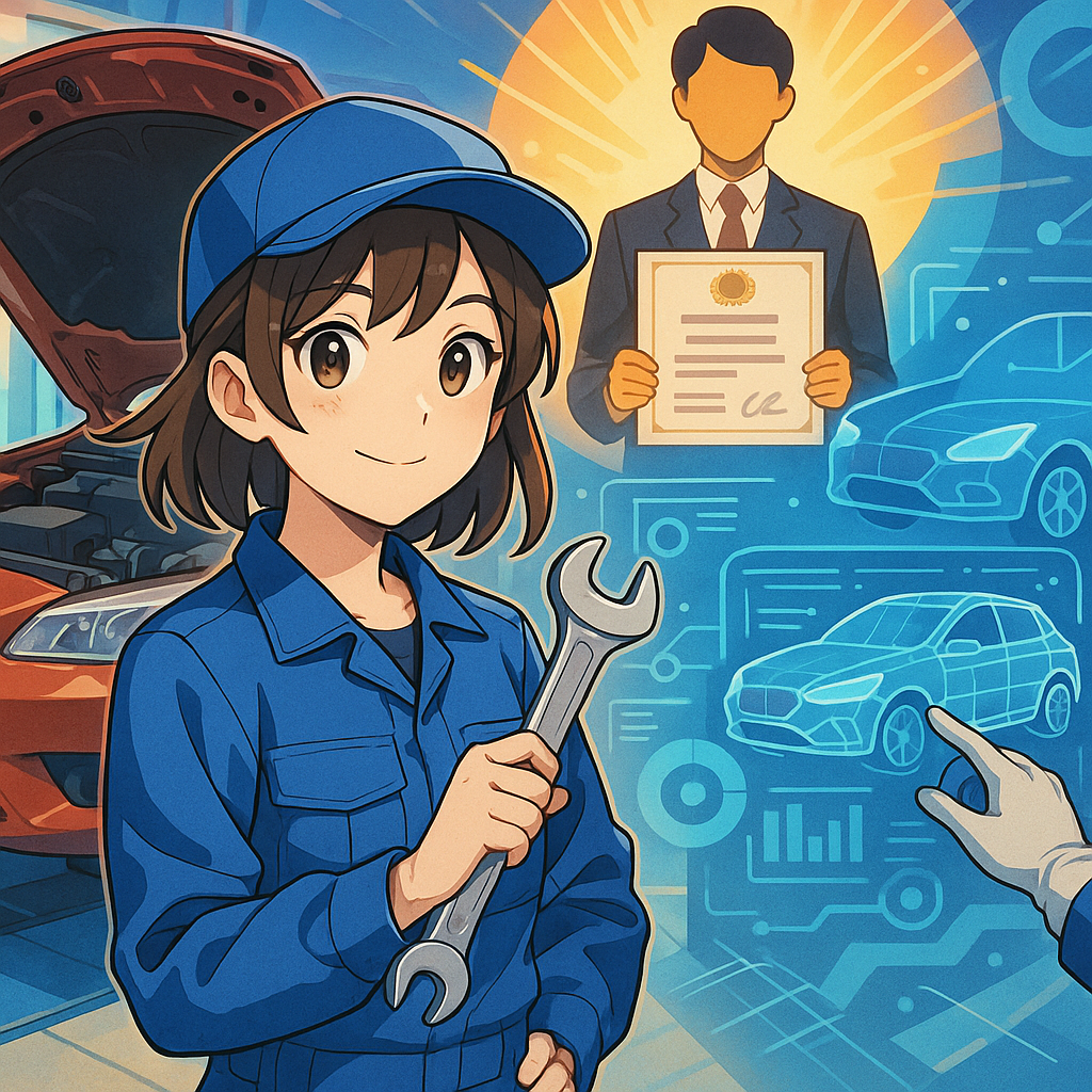 株式会社アクティブオートで3年、国家資格と次世代整備力