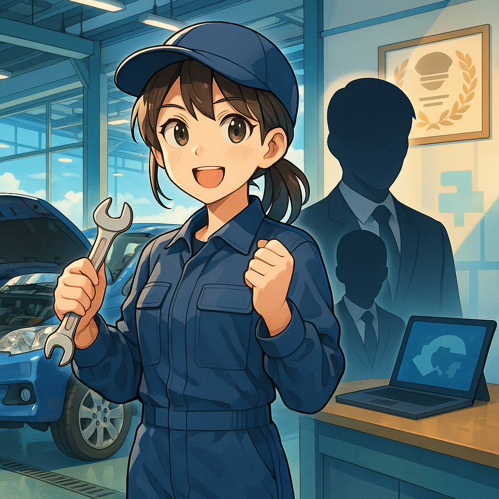 株式会社アクティブオートで3年、国家資格と次世代整備のキャリア