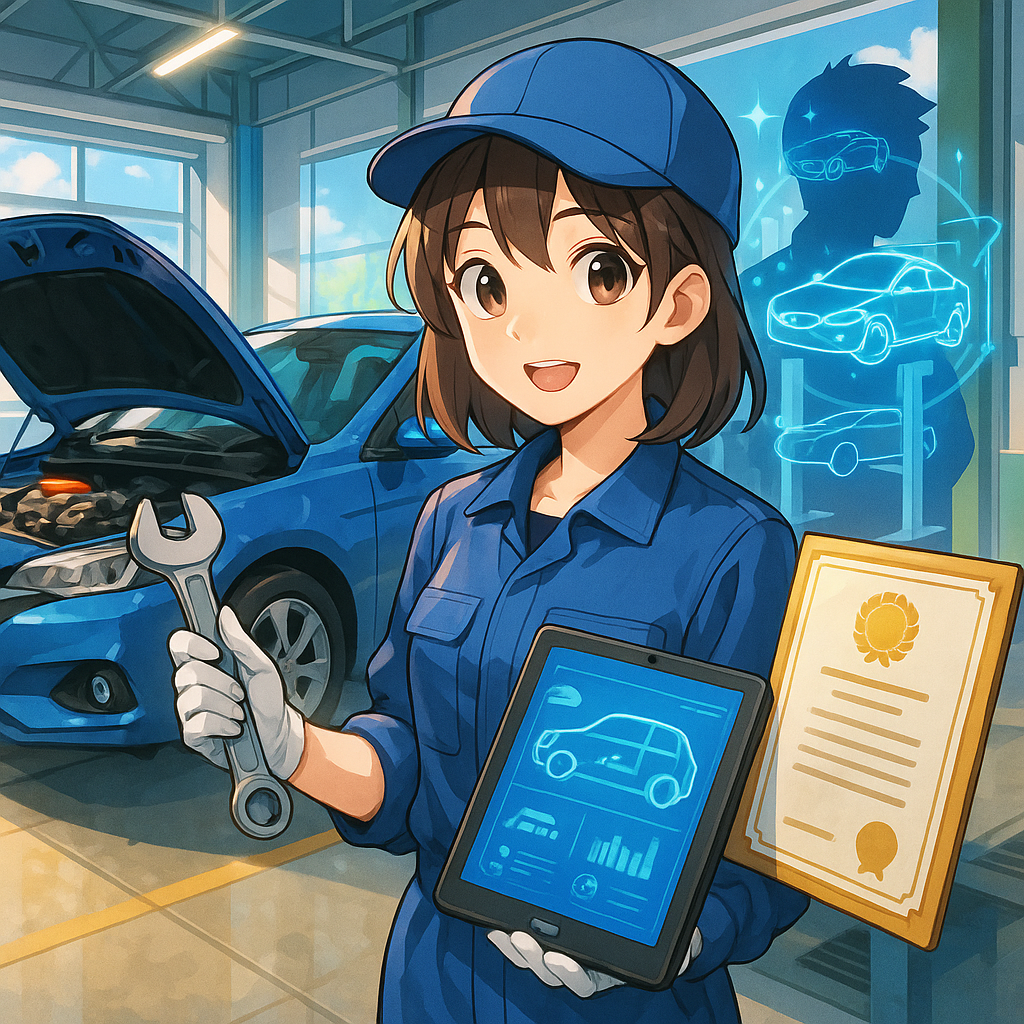 株式会社アクティブオートで3年、国家資格と次世代整備の力