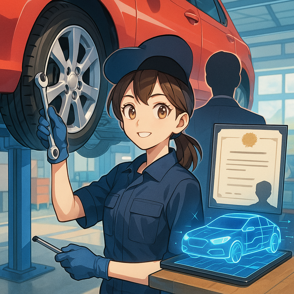 株式会社アクティブオートで3年、国家資格と次世代整備力