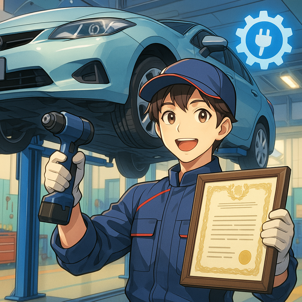 株式会社アクティブオートで3年、次世代整備力と国家資格を手に