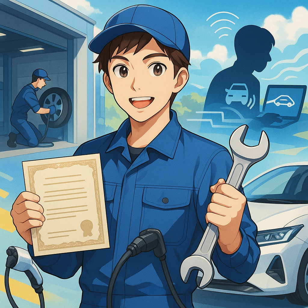 株式会社アクティブオートで3年、国家資格とEV・ADAS対応力を