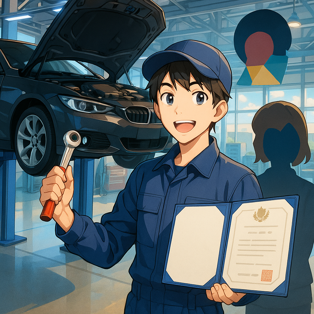 株式会社アクティブオートで3年、次世代整備力と国家資格を手に入れる