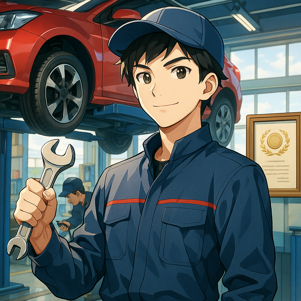 株式会社アクティブオートで3年、次世代整備力と国家資格を手に