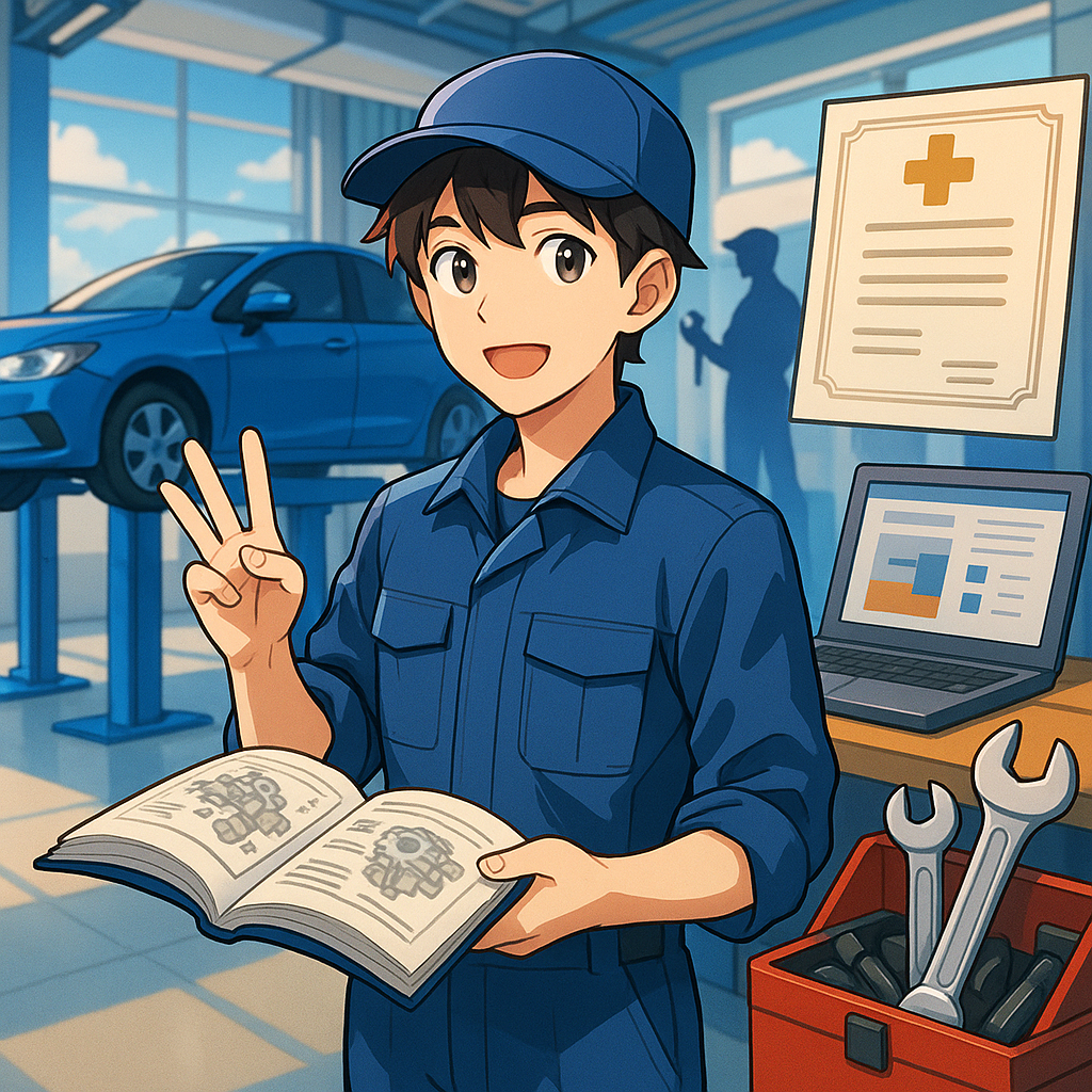 株式会社アクティブオートで3年、次世代整備力と国家資格を育む