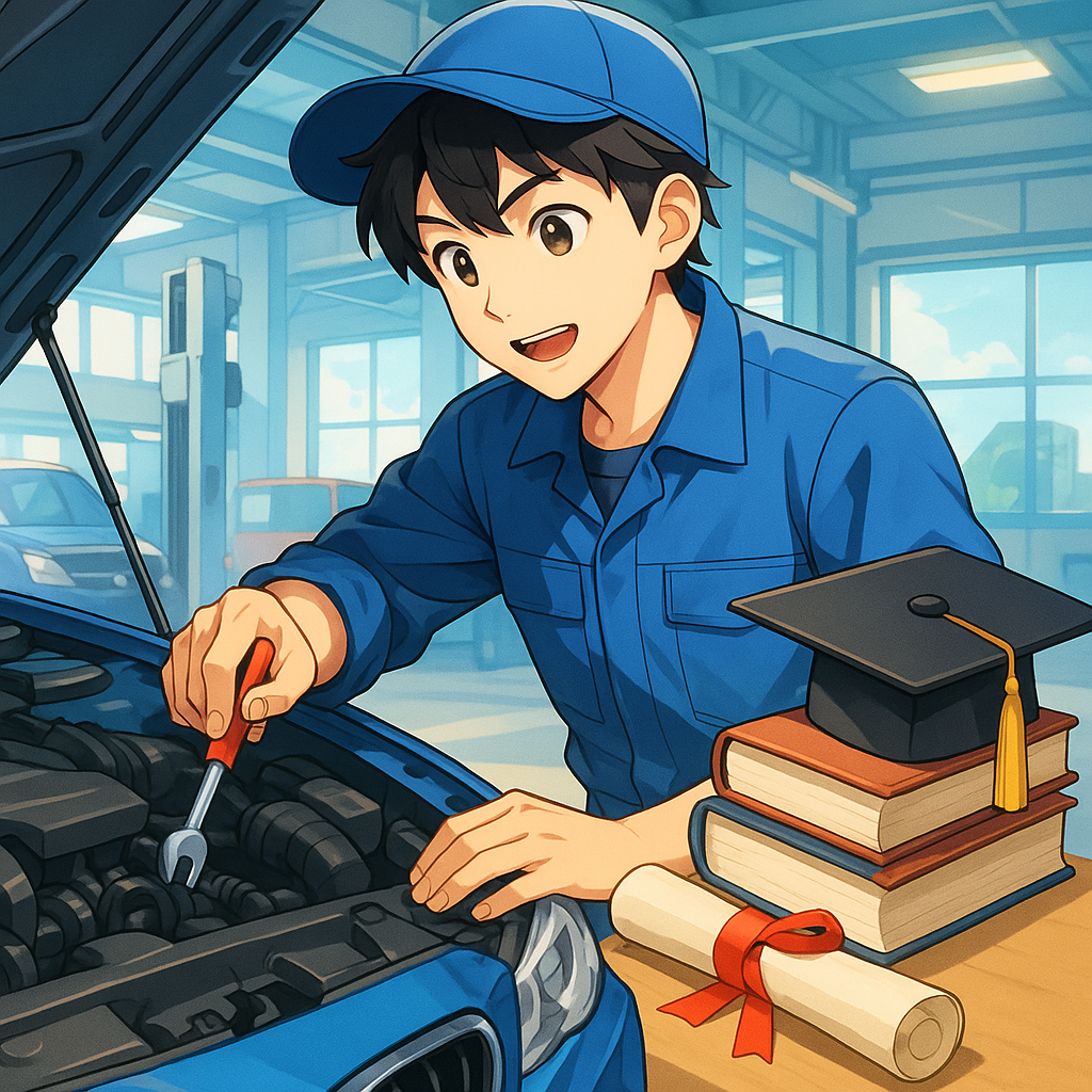 株式会社アクティブオートで3年、次世代整備力と国家資格へ